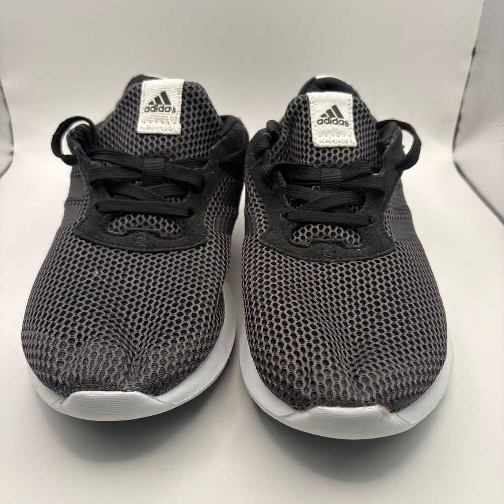 Adidas Cloudfoam Element Refine 3 Mens 7.5 Black White Mesh Running Shoes BY2886